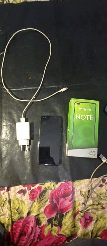 Infinix Note 8 no open no rapier original box original charger 2