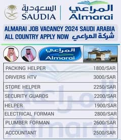 Jobs/ work visa in saudia