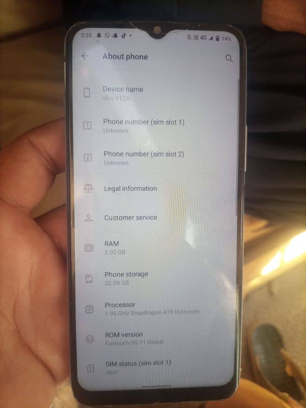 vivo y12a 3 32 all ok ha kohi fault nhi ha 1