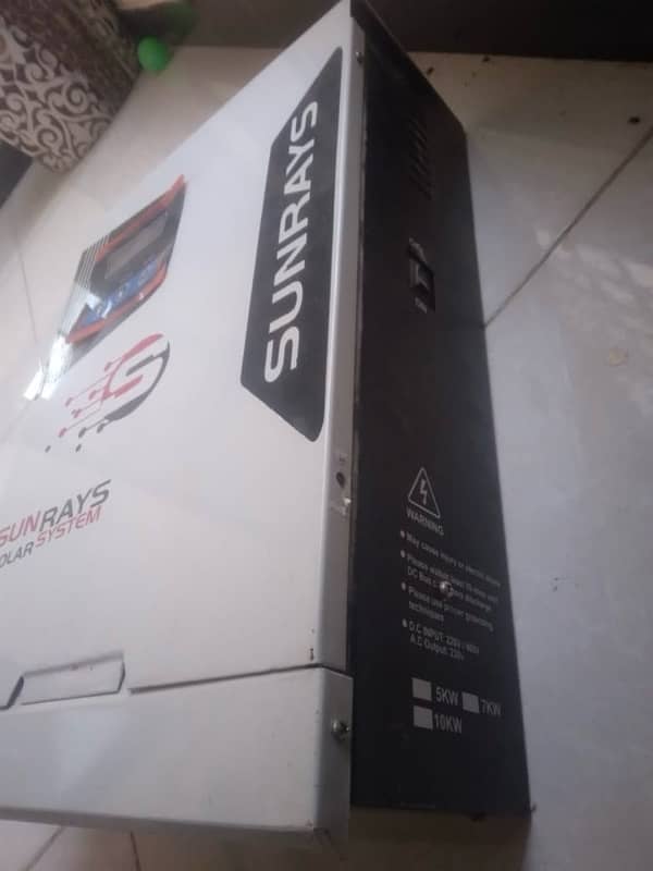 SUNRAYS SOLAR INVERTER 7.5 KW 0