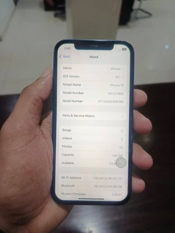 iphone 12 Non PTA Factory unlock urgent sale Not Exchange 5