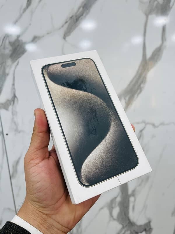 iPhone 15 pro max 256 gb pta approved brand new 1