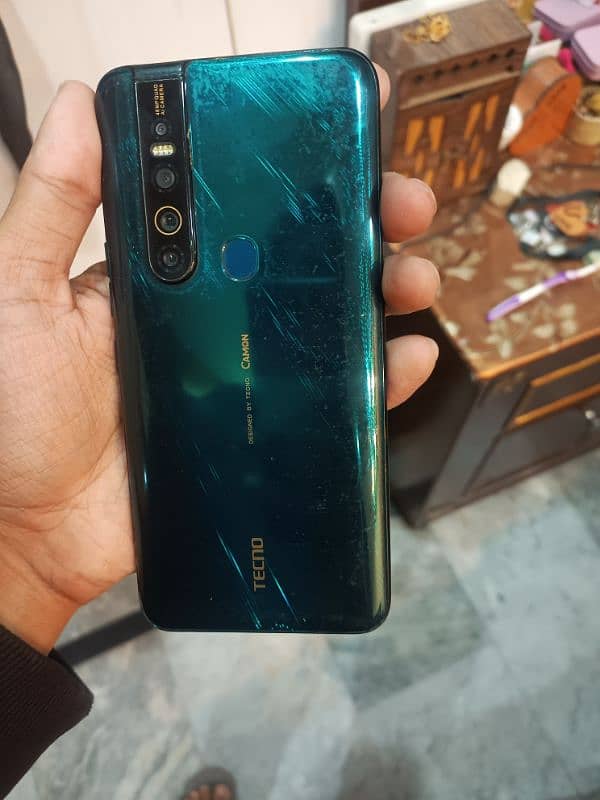 tecno camon 15 pro with box cable 2