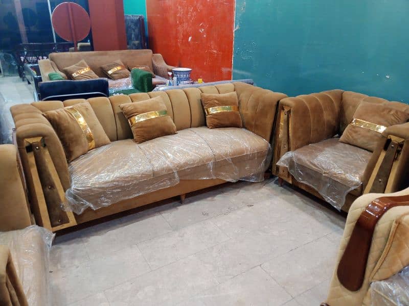 sofa set - 5 seater sofa - 6 seater sofa set - puffy - dewan - sethi 9