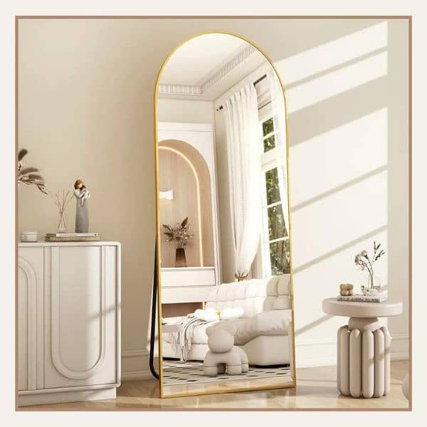 Full length Arch Mirror with stand 1