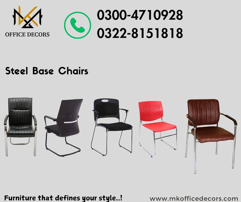 Visitor chairs| steel chairs| office chairs| waiting area chairs 1