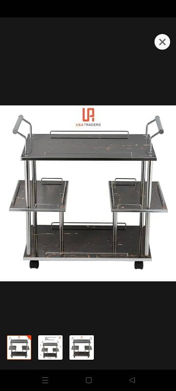 Food serving table or tea trolly for home ,cafe,Hotel and markets 1