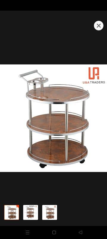 Food serving table or tea trolly for home ,cafe,Hotel and markets 5