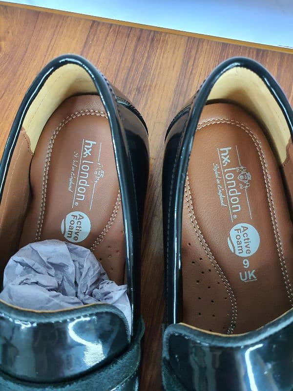 Pure Leather Imported Shoes Size 9 Made in India 6