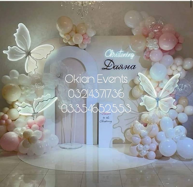 *Flowers decore,Aqiqah,Bridal Shower,Engagement,birtday parties,Event 3