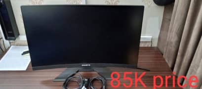 Giga Byte 27 inches curved monitor