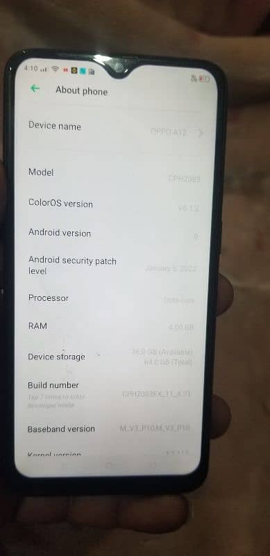 oppo a12 in very good condition 8