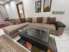 Well maintained L shaped sofa