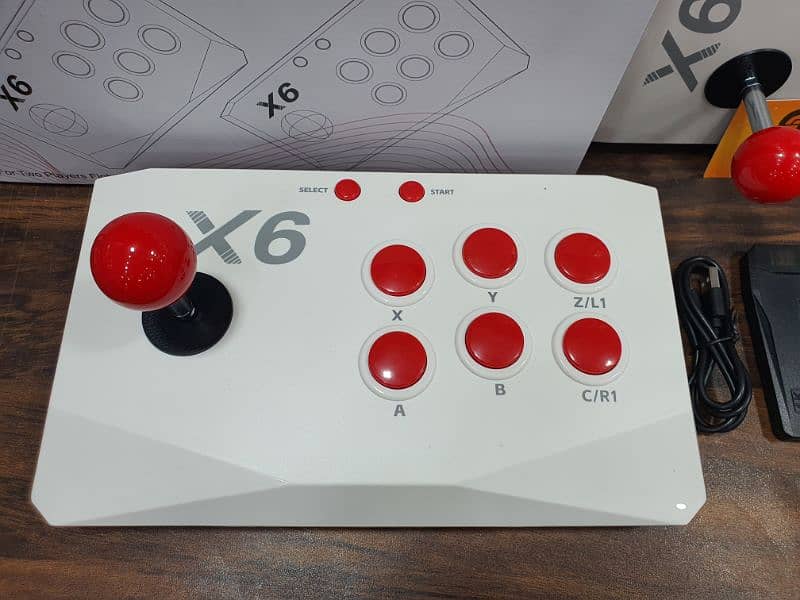 X6 ARCADE GAME STICK WITH 02 WIRELESS JOYSTICK - GAMESTICK *NEW* 2