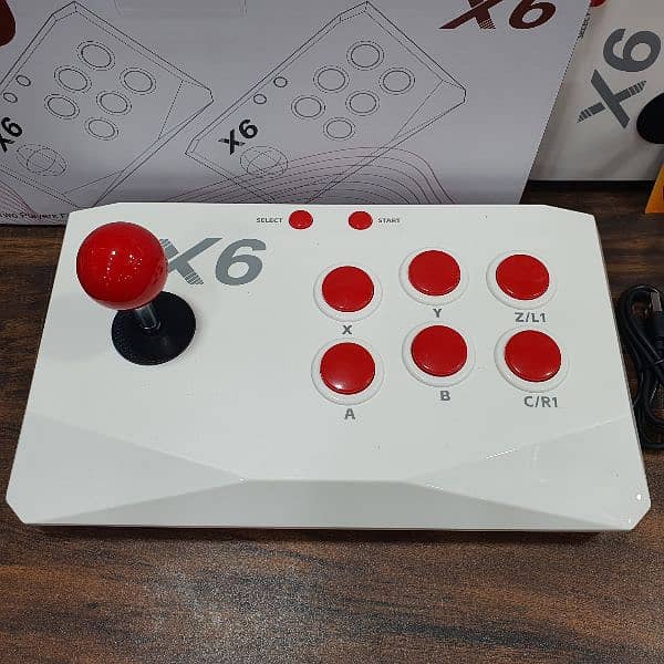 X6 ARCADE GAME STICK WITH 02 WIRELESS JOYSTICK - GAMESTICK *NEW* 3