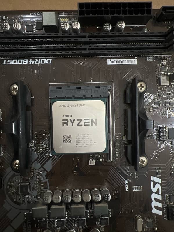 ryzen 5 3600 + b450m Pro M2 Max mobo + 32gb ddr4 ram 5