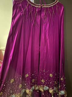 Purple cape by famous brand ADIL ALI