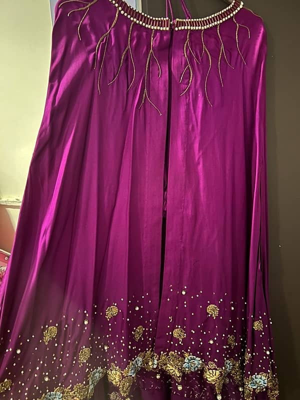 Purple cape by famous brand ADIL ALI 2