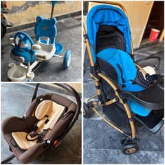 Baby Stroller | Carry Cot | Kids Pram | Car Seat | Kids Cycle |