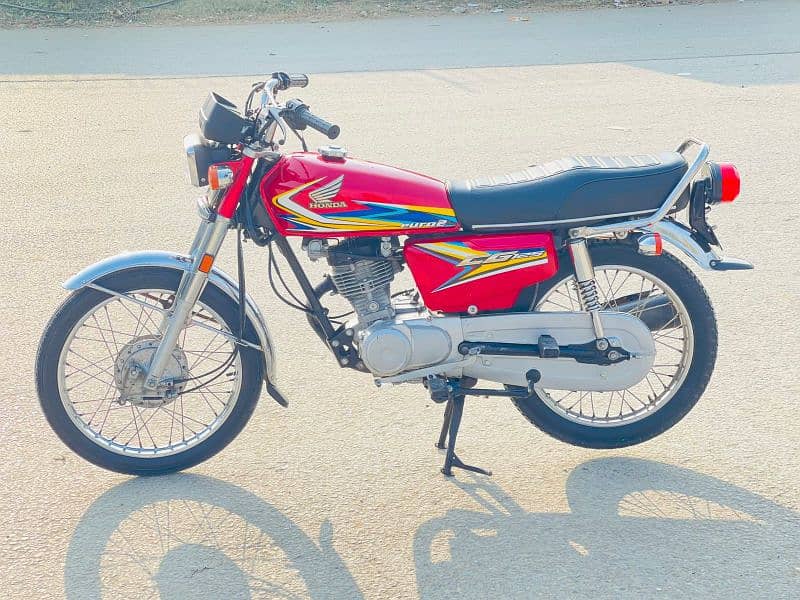 honda CG125 red color 1