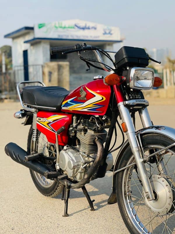 honda CG125 red color 6