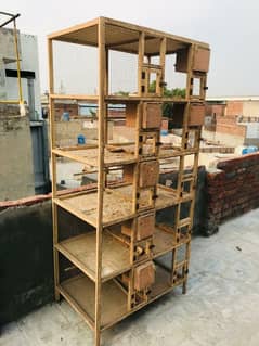 wooden cage for sale 10 portion with 9/10 box