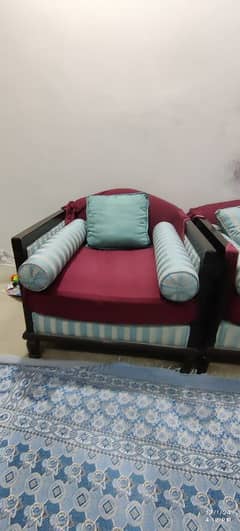 Wooden Sofa Set