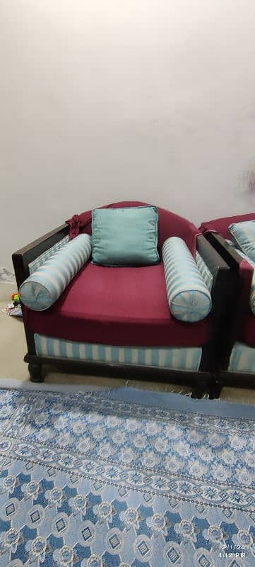 Wooden Sofa Set 0