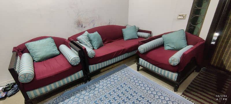 Wooden Sofa Set 1