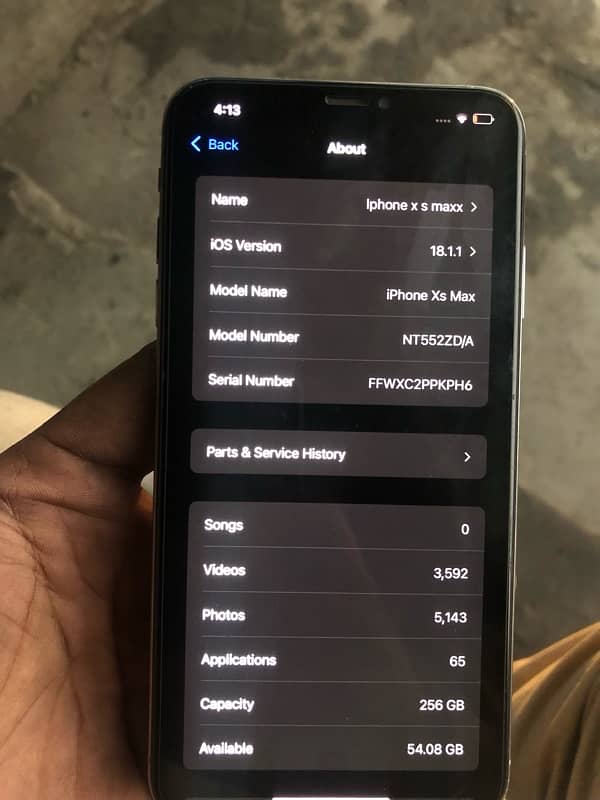 iphone xs max 256 gb nonpta all ok latest update 18.2 4