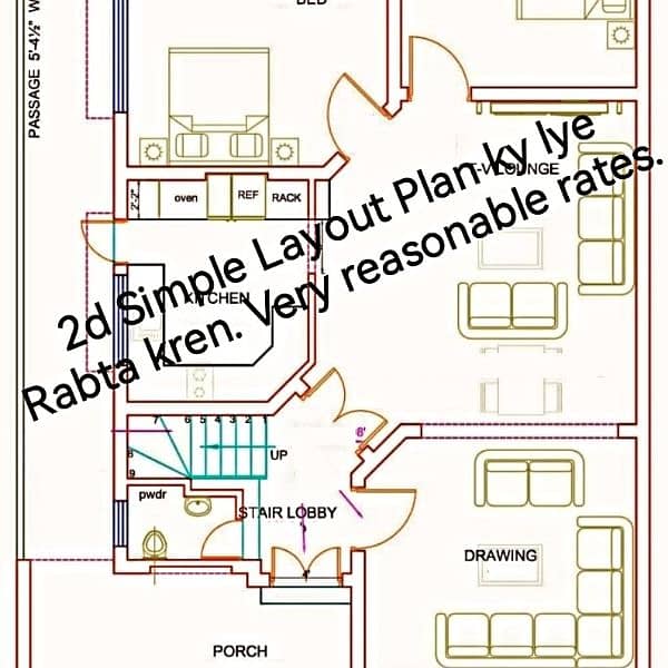 House Design Services/Ghar ka Nakshaa/Hiring Map 12