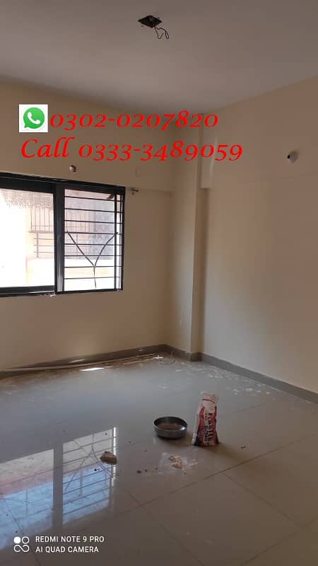 2 bed DD, 4 Rooms, Store, Flat for Rent Saima Arabian Villas North Karachi 7