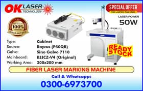 Fiber laser marking machine 50w / Brand new  marking machine