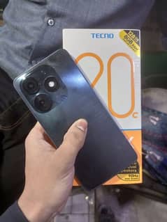 Tecno Spark 20c New conditon 8GB 128GB Seald 7 months warenty complet