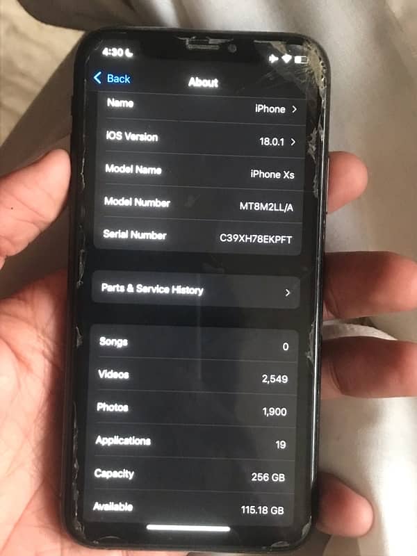 iphone Xs 256GB non pta Factory 8