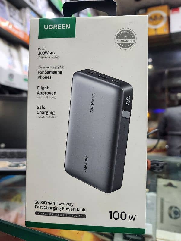 UGreen 10000mah power bank 100w 0