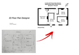 I will design 2d floor plan for you (In AutoCad)