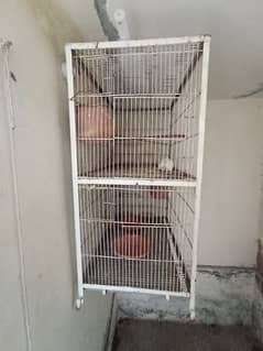 cage for parrots and hens heavy frame