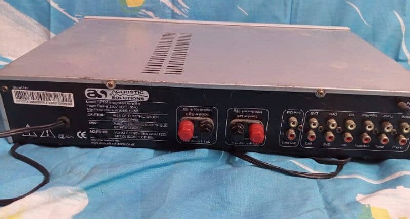 Acoustic Solution Stereo Amplifier 220 Volts. 1