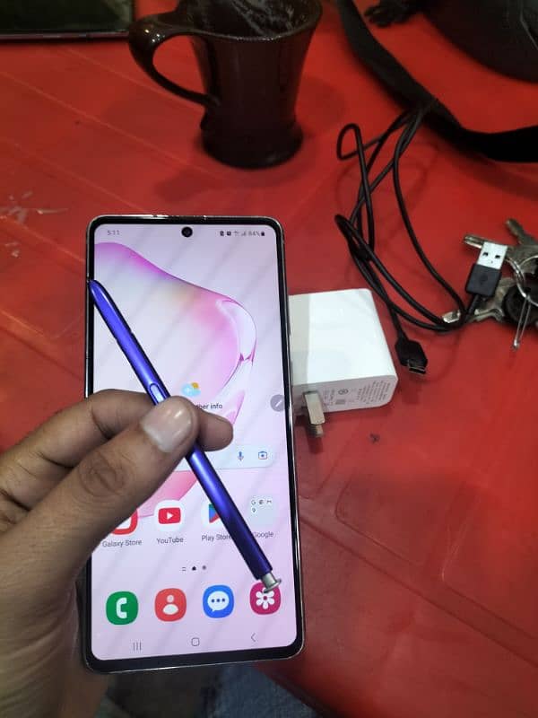 Samsung note 10 lite urgent sale no open 4