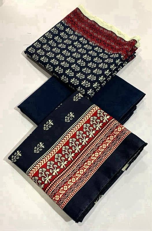 Bin Saeed  Original 3pc Printed Khaddar Clothes 19