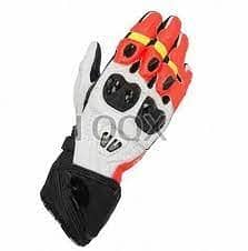 Leather Motorbike Alpinestar KTM Riding Gloves For Men 2