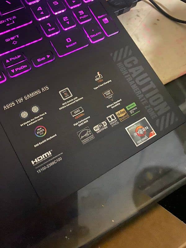 ASUS A15 Ryzen 7 7735HS 16gb Ram rtx 4060 8gb 8