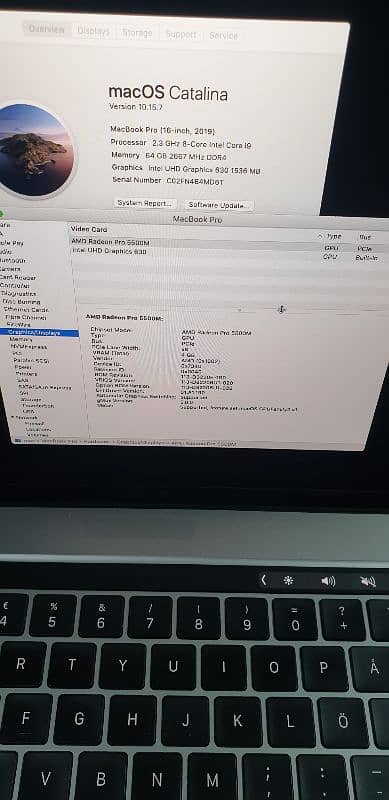 APPLE MACBOOK PRO 2019 16" I9 9.5/10 condition 1