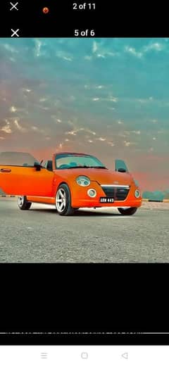 Daihatsu Copen 2 door convertible.