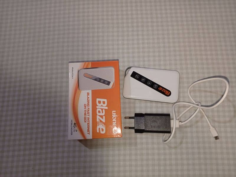 blaze Ufone 4G charge g with excellent condition 1