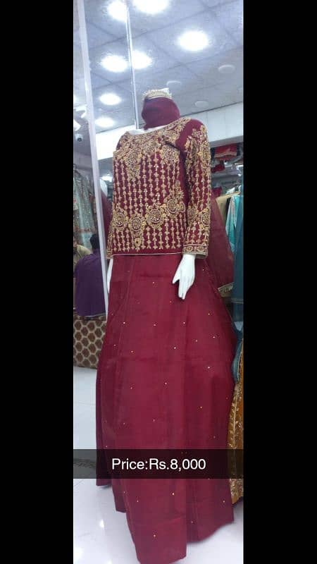 Elegant Fancy Lehnga and bridal maxi for Sale 2