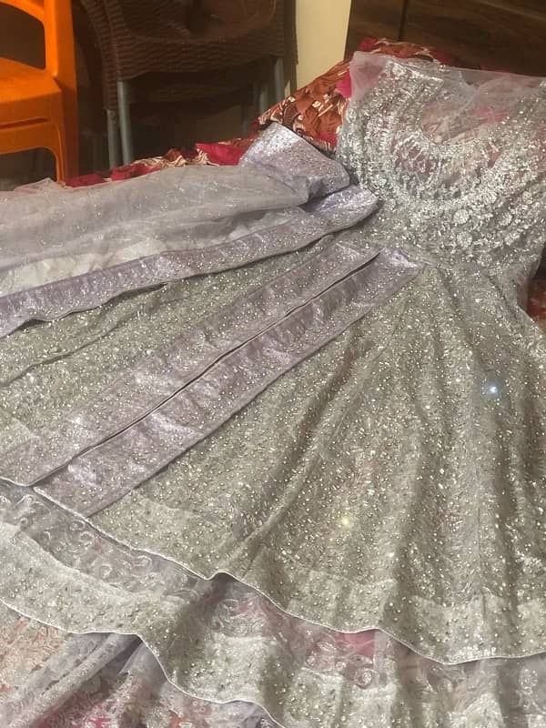 BRIDAL LEHNGA AND VALIMA MAXI 2