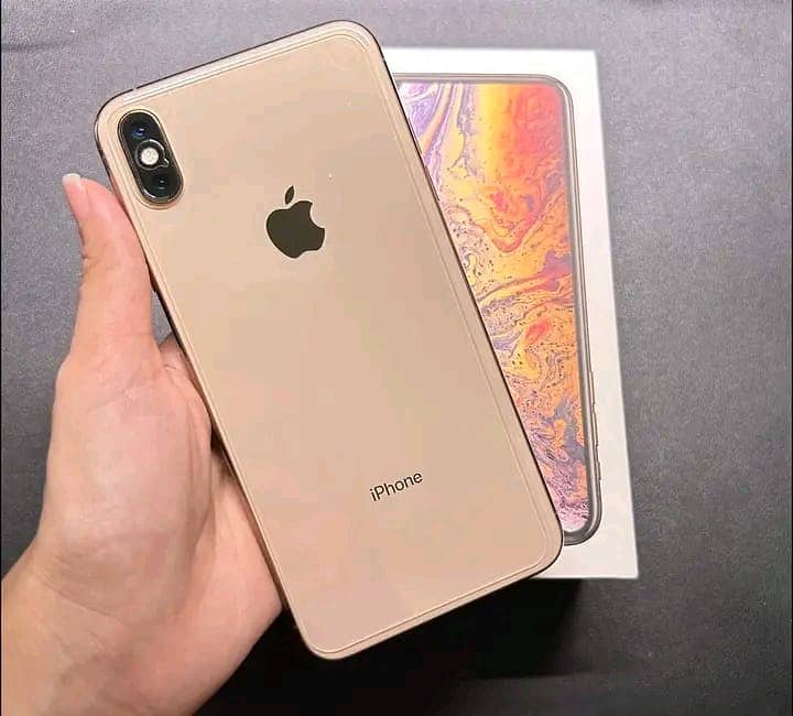 Apple Iphone X's Max 256 GB PTA Approved Gold ( 03412025143) 1