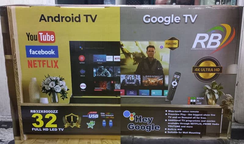 tcl 43 inch google tv android smart 4k 3 year warranty 03224342554 1